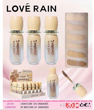 Corrtivo liquido c/24pcs LOVE RAIN