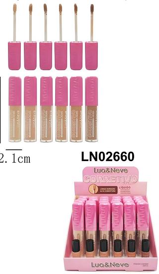 Corretivo liquido c/24pcs LUA NEVE