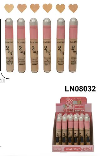 Corretivo liquido c/24pcs LUA NEVE
