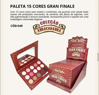 Paleta de Sombras c/12pçs Miamake