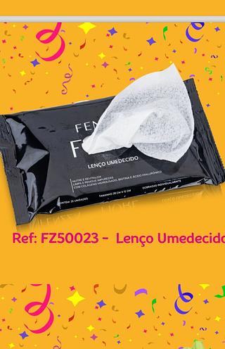 Lenço umedecido/ 24pçs (FZ50023) Fenzza
