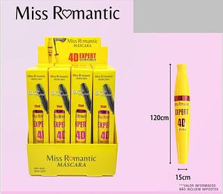 Mascara de cilios 4d /12pcs MISS ROMANTIC