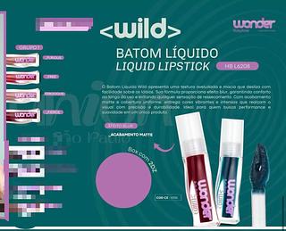 Batom liquido wild wonder /24pcs RUBY ROSE