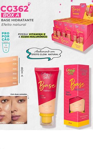 Base Hidratante Efeito Natural/ 24pçs (CG362A) City girls