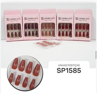 Unha postica em pvc c/12pcs SABRINA SATO