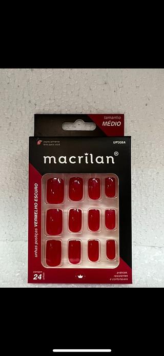 Unha Média (vermelho-escuro) /DZ (UP308A)