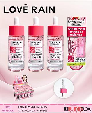 Serum facial extrato de melancia C/24pcs LOVE RAIN