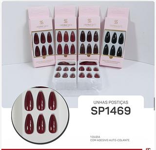 Unhas Postiças c/12pçs Sabrina Sato