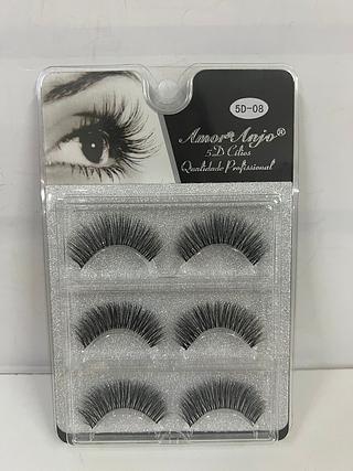 Cilios Postiços Amoreanjo 3pares/ DZ (3D-08)