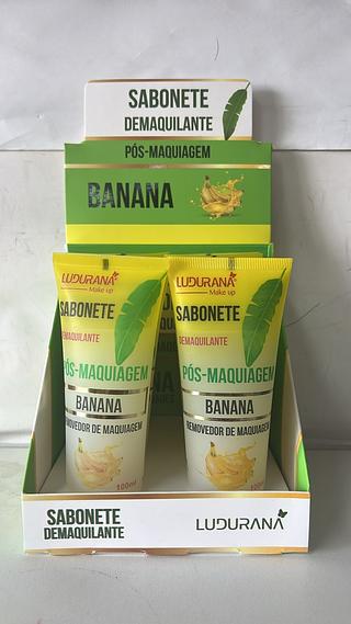 Sabonete liquido pós-make Banana/ 6pçs (B00011) Ludurana