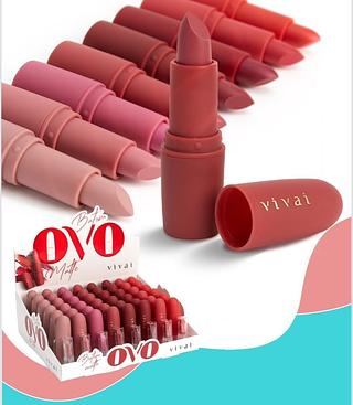 Batom Ovo Matte/ 48pcs Vivai