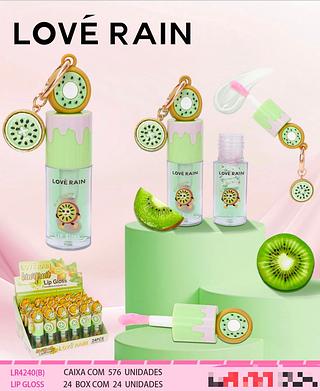 Lip gloss KIWI /24pcs LOVE RAIN