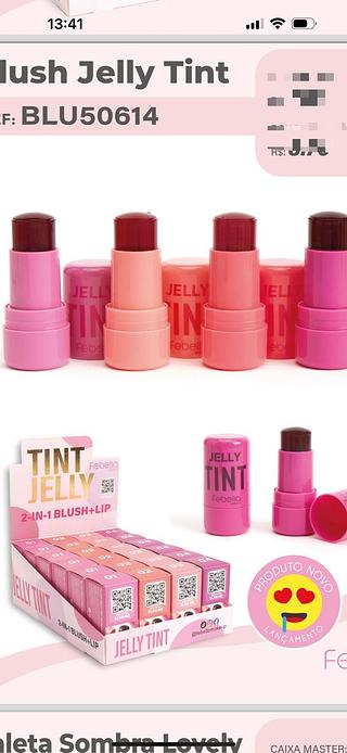 Blush Jelly Tint c/24pcs FEBELLA