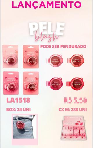 Blush e Batom c/24pçs Labranhce