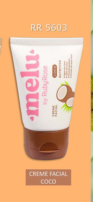 Creme facial Coco nutritivo Melu/ pç (RR-5603) Ruby rose