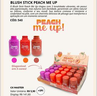 Blush Stick Peach Me Up c/24pçs Mia Make