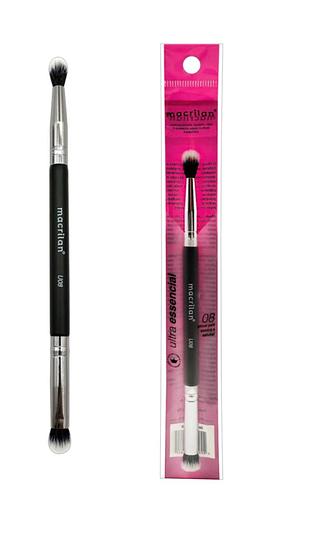 Pincel p/ aplicar Sombra e esfumar 2em1 linha Ultra essencial/ dz(U08) Macrilan