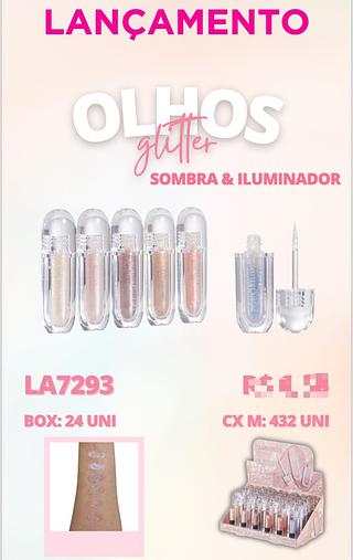 Sombra e Iluminador Glitter c/24pçs Labranche