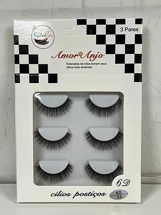 Cilios Postiços 3pares/ DZ (3B-03) Amor&anjo