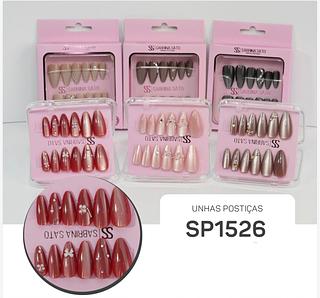 Unha postica em pvc c/12pcs SABRINA SATO