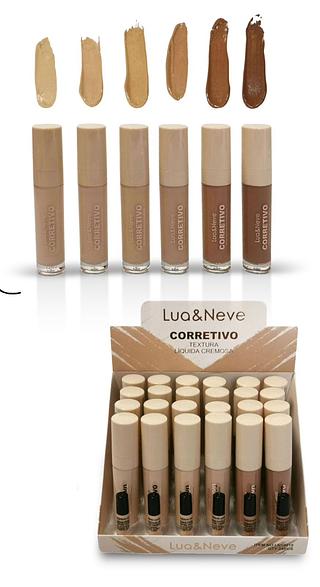 Corretivo Liquido Cremoso /24pçs Lua&Neve