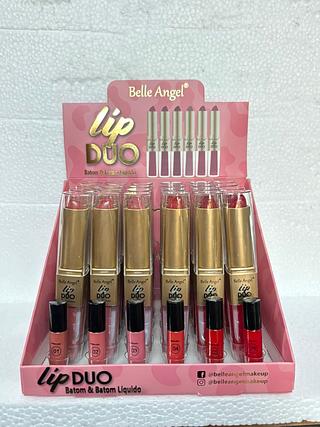 Batom e Batom liquido c/24pcs BELLE ANGEL