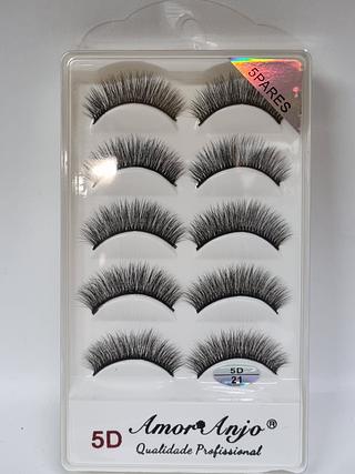 Cilios postiços Amor Anjo C/5pares 5A-21
