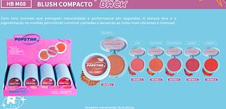 Blush compacto play back /36pcs Ruby Rose