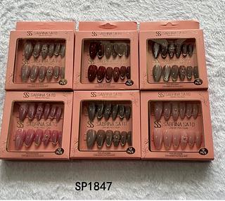 Unha postica em pvc c/12pcs SABRINA SATO