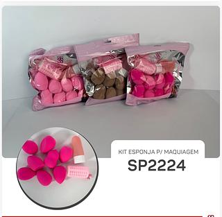 Kit esponja para maquiagem c/6 SABRINA SATO