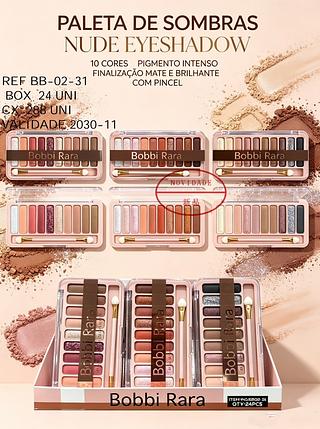 Paleta de sombras Nude/ 24pçs Bobbi rara