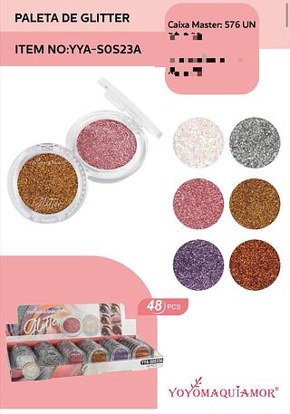 SOMBRA DE GLITTER C/48PCS