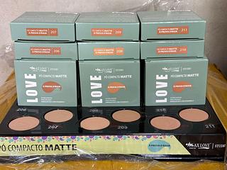Po Compacto Matte a prova d'água COR:206-211/ 30pcs