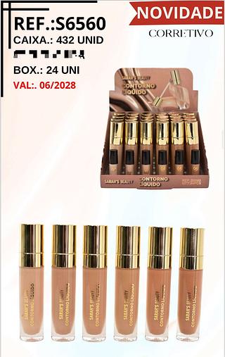 Contorno Liquido c/24pçs Sarahs´s Beauty