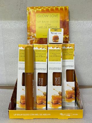Lip Balm Gloss com Mel de Abelha /28pçs MaxLove (421)