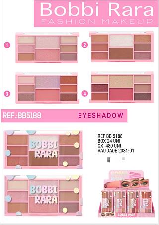 Paleta de sombras C/24pcs BOBBI RARA