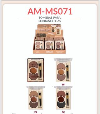 Sombra para sobrancelhas C/24pcs AMOR ANJO