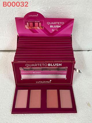 Paleta quarteto de Blush/ 12pçs (B00032) Ludurana
