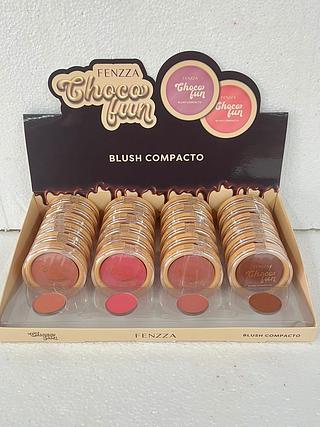 Blush Compacto Choco fun c/24 (FZ41001) Fenzza