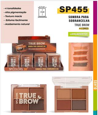 Sombra para sobrancelhas c/24pcs SP COLORS