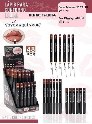 Lapis para contorno labial c/48pcs YOYO MAQUIAMOR