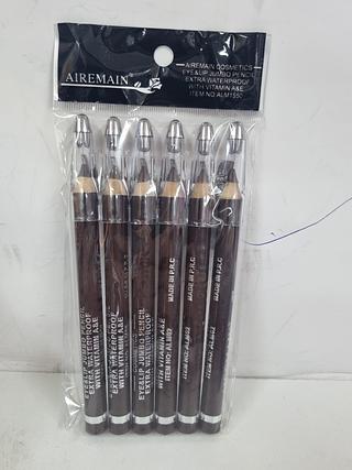 Lapis jumbo para olhos cor:Marrom/ 6pçs
