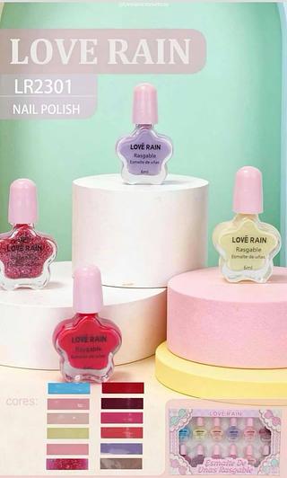 Esmalte Rasgable C/12pcs LOVE RAIN