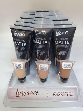 Base Liquida Matte cor 1, 2 e 3 C/24pcs Luisance