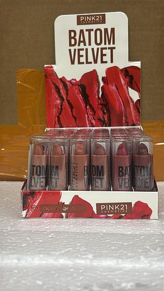 Batom Matte (Velvet) c/48pçs Pink21