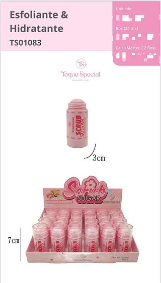 Esfoliante e Hidratante Facial c/24pçs Toque Especial