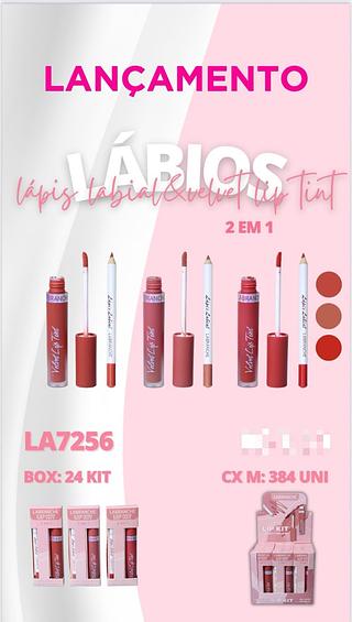 Lápis Labial & Velvet Lip Tint /24pçs Labranche