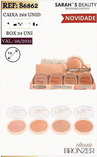 Bronzer glassic /24pcs Sarah´s Beauty