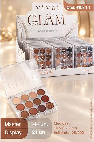 Paleta de sombras glam /24pçs VIVAI