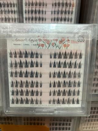Cilios (Tufinho) c/12 cartelas Amor Anjo